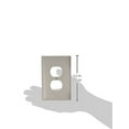 thumbnail image 2 of Pass and Seymour TPJ8-W White Trademaster Jumbo Single Gang Duplex Receceptacle Wall Plate, 2 of 2