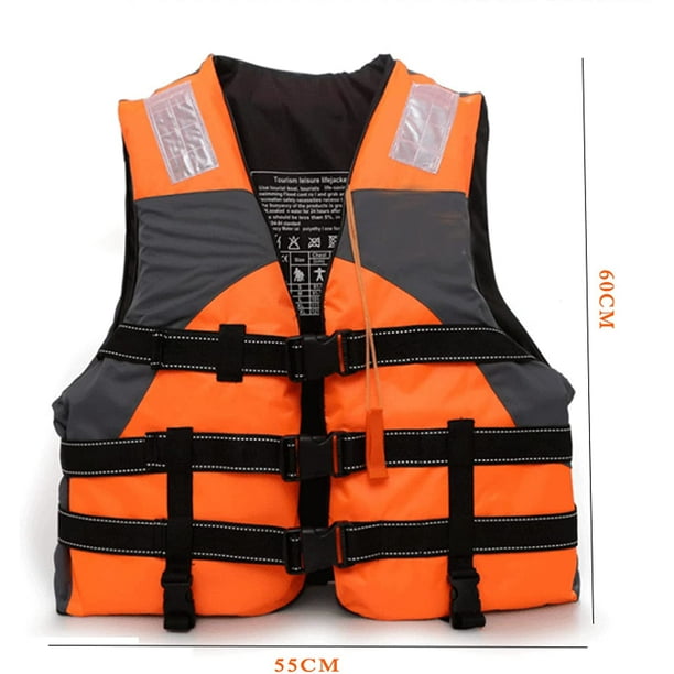 Yeashow Outdoor Fishing Life Vest Life Jackets For Adults Safty Float Water Sports Surfing Diving For Adult Men And Women,red Red