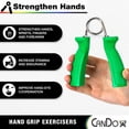 thumbnail image 2 of Set de ejercicios Hand Grip de 5 pares CanDo, X-Light a X-Heavy, 2 of 6