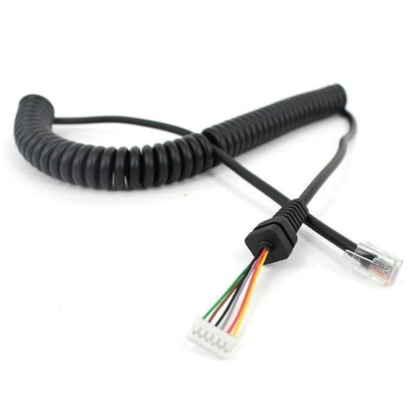 YellowDell Câble Micro pour Yaesu MH-48A6J FT-7800 FT-8800 FT-8900 FT-7100M FT-2800M Noir