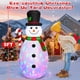 thumbnail image 2 of Muñeco de nieve inflable navideño Danxilu de 150 cm con luces LED, 2 of 9