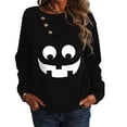 thumbnail image 4 of Blusa informal de manga larga con botones y cuello redondo para mujer Fridja  bvmnju1059, 4 of 6