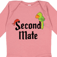 thumbnail image 4 of Inktastic Second Mate pirate with parrot and bandanna Boys or Girls Long Sleeve Baby Bodysuit, 4 of 5