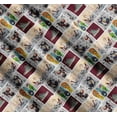 thumbnail image 3 of Soimoi Cotton Voile Fabric Slippers,Shoes & High Heels Patchwork Fabric Prints by Yard 42 Inch Wide, 3 of 7