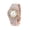 Rose Gold, variant on Women Quartz Watch Round Dial Analog Watch with Alloy Strap Ladies Rhinestone Wristwatch for Casual Wear Parties Offices Dates