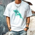 thumbnail image 4 of Graphic Tees for Men Summer New Print Casual Tee Fashion Trend Sports Shirt Select, 4 of 5