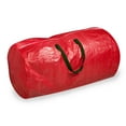 thumbnail image 2 of Honey-Can-Do Polyester Holiday 9' Tree Storage Bag with Handles, Red, 2 of 6