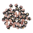 thumbnail image 4 of FOMIYES 50Ud Ferrules Para Tacos De Billar Con Punta Tornillo De Cuero Color Marrón Fácil Instalar, 4 of 6