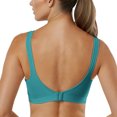 thumbnail image 5 of laiqvcdr Women's Plus Size Full Coverage Wireless Push-Up Everyday Bras,Solid Color Breathable High-Stretch Nylon Bras with Adjustable Thin Straps, 5 of 9
