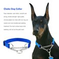thumbnail image 3 of Collier en Métal pour Animaux de Compagnie Remplacement Lavable Robuste Réglable Randonnée en Plein Air Jouer Animaux de Compagnie Remorquage Choker Accessoires Nylon Bleu, 3 of 6