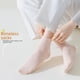 thumbnail image 3 of Calcetines sin huesos para niños, calcetines blancos hasta la mitad de la pantorrilla, calcetines finos cortos de primavera y verano, calcetines deportivos de macramé de algodón peinado, 3 of 5