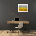 thumbnail image 3 of Yeremyan, Vahe 32x25 White Modern Wood Framed Museum Art Print Titled - Field of Yellow Flowers, 3 of 4