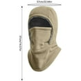 thumbnail image 6 of Unisex Windproof & Warm Balaclava, Thickened One-Piece Winter Hood Face Mask Windproof Cold Weather Ski Mask for Cold Weather, 6 of 7