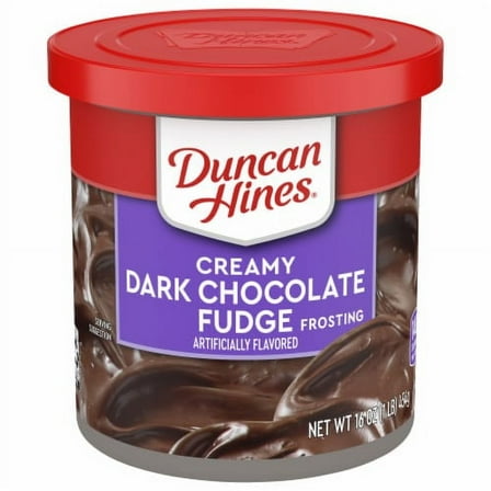 Duncan Hines Creamy Dark Chocolate Fudge Frosting 16 oz.
