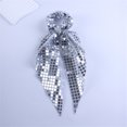 thumbnail image 4 of Blingbling Ribbon Sequins Hair Scrunchie for Women Teens Fashion Multiuse Hairband for Work and Social Gatherings, 4 of 9