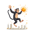 thumbnail image 6 of cartoon Monkey Stickers Stickers, Waterproof Monkey Stickers Sticker for Water Bottle Laptop Phone Cases Planner Skateboard Luggage Helmet Party Favor Decor, Ideal for Adults Teens Teacher Rewards, 6 of 9