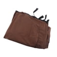 thumbnail image 3 of Funda de cojín para hamaca de tres plazas de tafetán de poliéster impermeable para jardín, patio, exterior, 150 x 50 x 10 cm (marrón), 3 of 15