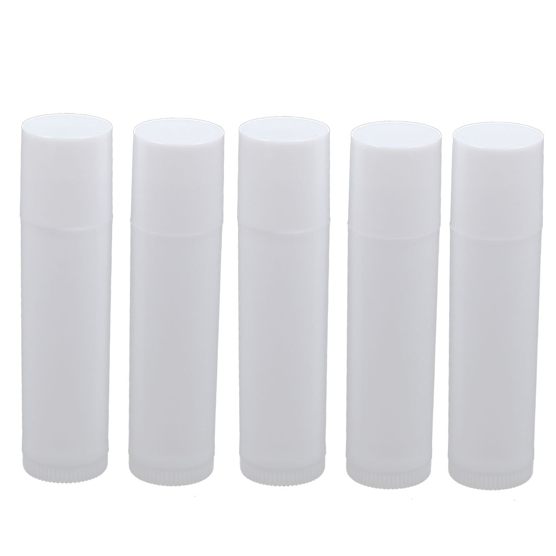5pcs White Empty DIY Lip Balm Tube Lipstick Container Cosmetic Case Box ...