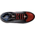 thumbnail image 3 of Belvedere Flash Sneaker Genuine Ostrich and Soft Italian Calf Black Red E01, 3 of 4