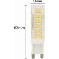 thumbnail image 5 of suitable for 10x G9 Led Bulb 7w Bulb Lamp 76 Smd 2835leds High Brightness 700lm Led Bulb Warm White 3000k Replaces 70w Halogen Bulbs Ac220-240v [energ, 5 of 5