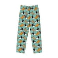 thumbnail image 6 of Uemuo Cute French Bulldog Pattern Men's Wide Leg Palazzo Lounge Pants with Pockets Light Weight Loose Comfy Casual Pajama Pants-Large, 6 of 9