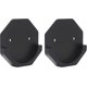 thumbnail image 1 of 1 Pcs Curtain Rod Holder Without Drilling Rod Hook Curtain Rod Holder Curtain Rod Hook(black Hexagon), 1 of 5