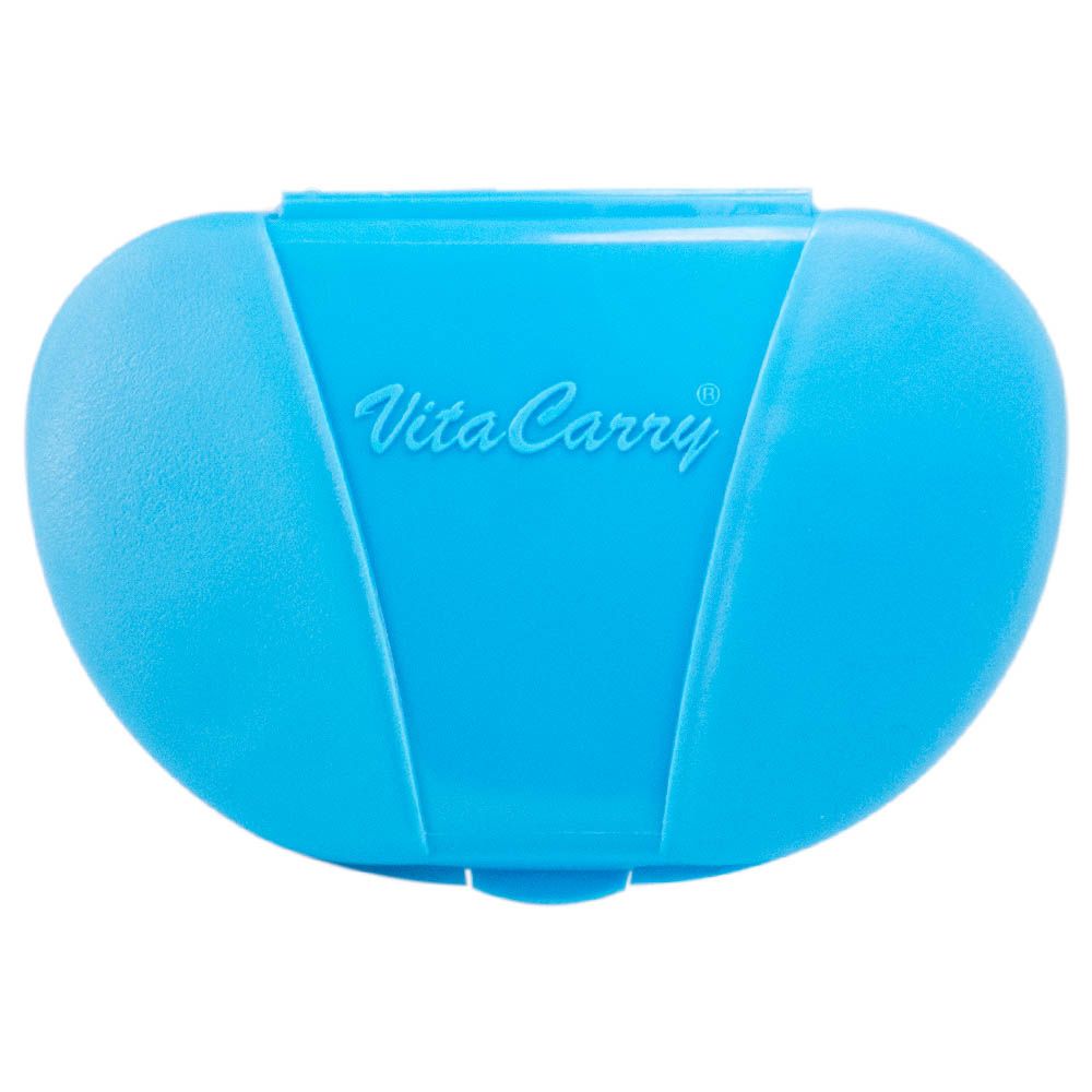 VitaCarry 4 Compartment Pocket Pill Box for Medication and Pills