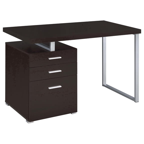 Coaster Brennan Engineered Wood 47-inch 3-drawer Office Computer Desk Cappuccino