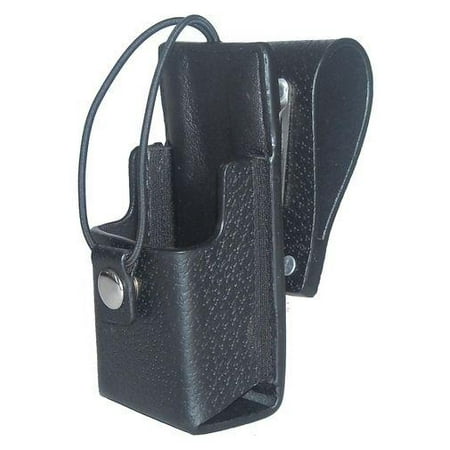Image of Replacement for Motorola HNN4003 Two Way Radio Leather Carry Case Holster with Swivel Belt Loop