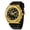 Black & Gold, variant on SMAEL Men Octagonal Analog Digital Sports Watch Waterproof TPU Strap Alloy Dial Man Gift