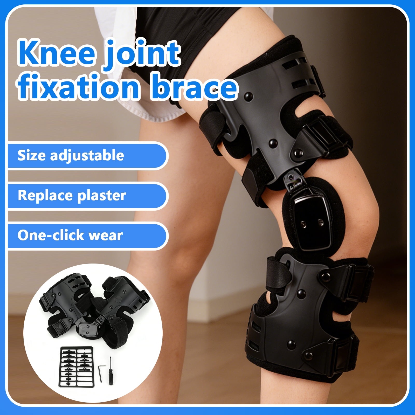Arcticwind OA Unloader Knee Brace - Lightweight Unilateral Knee Support(Black - Right)