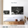 thumbnail image 4 of Elephant Stock Wispy Aiguille Verte Wall Art - Horizontal Canvas Wall Art - Living Room Wall Decor - Nature Canvas - Gray And White Decor - 12" x 8", 4 of 8