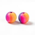 thumbnail image 2 of Handmade Polymer Clay Beads Round Colorful 8mm Hole: 2mm, 2 of 3
