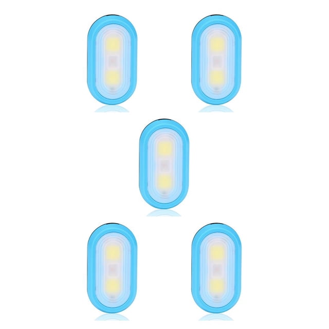 Mini luz de noche Advancent linternas multicolores LED con pilas con clips Azul