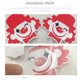 thumbnail image 4 of KAKOWELY 10 pares de pegatinas de payaso para el pecho, pegatinas creativas para el pecho, pegatinas corporales sexys para niña, 4 of 5