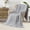Grey Waffle, variant on Waffle Weave Blanket Lightweight Summer Breathable Thin Blankets for Bed Couch Sofa 66 x90 Inches White