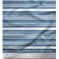 thumbnail image 1 of Soimoi Velvet Fabric Horizontal Stripe Print Fabric by The Yard 58 Inch Wide, 1 of 3