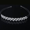 thumbnail image 2 of Miangastore Rectangular Style Wedding Bridal Hair Barrettes, Hairband, Hair Clip, Hair Loop (Sliver), 2 of 5