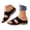 Black, variant on Womens Slides Sandals with Arch Support Comfortortable Slip on Orthopedic Wedge Slippers for Summer Walking Beach Travel Black Size 8