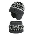 thumbnail image 4 of UQJfacai Kids Winter Beanie Hat Scarf Set for Girls Boys Knit Warm Earflap Hats Neck Warmer 4-10 Years, 4 of 4