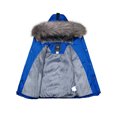 thumbnail image 4 of ZSHOW Boy's Winter Coat Puffer Jacket Windproof Jackets with Faux Fur Lined Hood Acid Blue 6/7, 4 of 9