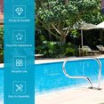 thumbnail image 5 of Costway 2pcs Swimming Pool Hand Rail Stainless Steel Ladder Stair Rail w/Base Plate, 5 of 10