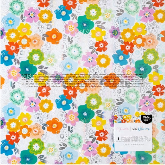 Shimelle Live The Dream Specialty Paper 12"X12"-Acetate