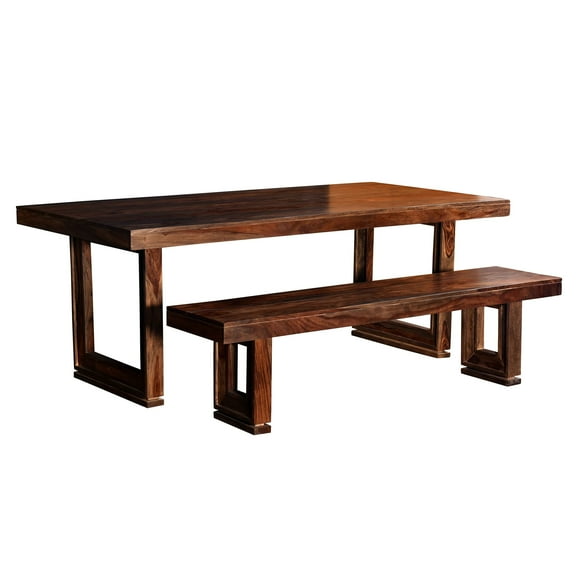 Primo International 53263 30 in. Harrington Wood Dining Table, Brown