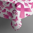 thumbnail image 5 of Pink Breast Cancer Square Tablecloth,Waterproof Square Table Cover,Wipeable Spillproof Washable Table Cover for Home Kitchen Party Decor 42"X42"(107x107cm), 5 of 6