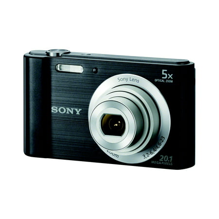 Sony DSC-W800 Digital Camera with 20.1 Megapixels and 5x Optical Zoom (Available in Black or Silver)