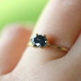 thumbnail image 5 of HeartsAndYou 1ct Natural Blue Sapphire Ring 6 Prong Solitaire 100% REAL 14k SOLID Yellow Gold, 5 of 8