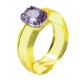 thumbnail image 2 of Anillo de diamantes de color gelatina, dulce y colorido, femenino y lindo, anillo de resina, anillo de diamantes, 2 of 3
