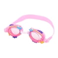 thumbnail image 3 of Gafas de natación ajustables de dibujos animados Colamx para niños y niñas al aire libre Rosa, 3 of 8