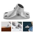 thumbnail image 4 of Hemoton Yacht Accessory Flag Pole Holder Heavy Duty Flagpole Bracket Mount Marine Flag Support 1 Set Stainless Steel Base, 4 of 9